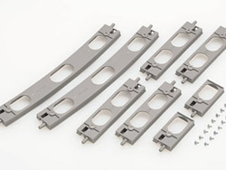 ワイドレール用単線橋脚ベース C541・S72.5・S70・E(8本組) [3099]