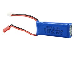 Li-Poバッテリー(7.4V400mAh)(969/989/979/999/929/939) [WLK989-60]