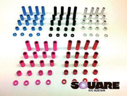 Φ2アルミカラーセット(パープル)(1.5t,3t,6t,6.7t,12t) 各4個入 [SGE-51P]