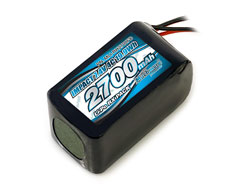 インパクト Li-Poバッテリー 2700mAh/7.4V 4C 俵型サイズ 受信機用 [MLI-RH2700FD]