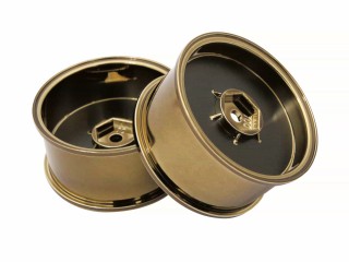 ホイールリム オフセット1.0-10.0 ブロンズメッキ 2pcs [WR01BRP]