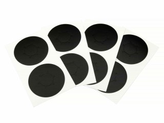 ホイールリム用デカール ブラック(8pcs) [WROPD1]