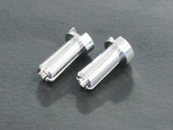 4.0Φシルバーバレットプラグ(ESC用) ショートオス2個 [PJ-C055S]