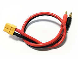 4mmゴールドプラグ充電用コネクターXt60 30cm [PJ-C100]