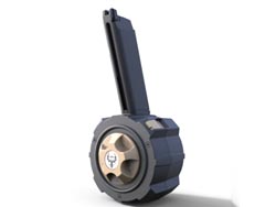 HFC Airsoft HD-001B 東京マルイ ガスブローバック グロックシリーズ用ドラムマガジン [NAG-00011]