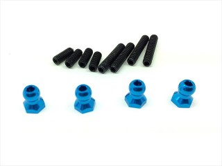 ヘックスピロボール&ステンホーロービスセット(ブルー)(タミヤ汎用) [TGE-10B]