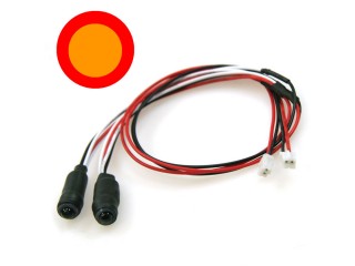 5mmツインアクションイカリング・LEDシステム用(中OR/外RE) [LED-09-OR/RE]