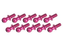 4.8mmボールスタッド長10mm(10pcs)(ピンク) [3RAC-BS4810/PK]