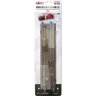 複線片渡りポイント4番(左) ＜SX248L＞(1pc) [20-230]]