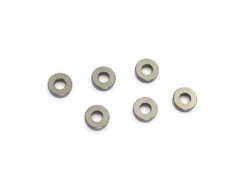 アルミカラー(3×7×2mm/ガンメタリック/6pcs) [W0144GM]