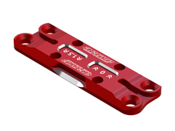 TT-02 TYPE-S専用 リバーシブルリヤサスマウント(レッド) [STR280R]