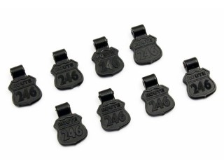 ラバーノブ 8個入 6mm ボディピン用 [R246-9003]