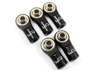 アルミ M3ロッドエンド ブラック 5pcs [YA-0550BK]