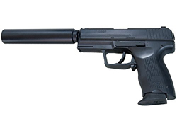 ポケットハンドガン P2000 サイレンサー付/ エアーコッキング [CRW-13807]