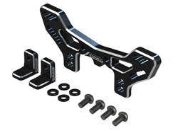 TT-02 TYPE-S対応 アルミ・リヤダンパーステー(ブラック) [STR276BL]