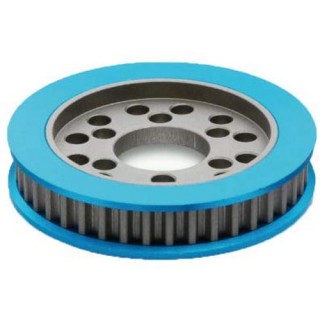 アルミフロントデフプーリー 39T(ブルー)(タミヤ TA05 Ver.2用) [STA-339]]