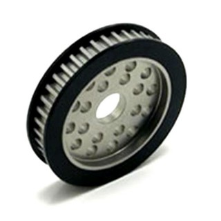 アルミフロントプーリー 40T(ブラック)(タミヤ TA05 Ver.2用) [STA-340BK]]