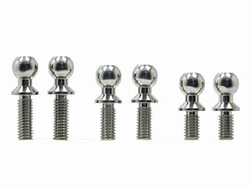 64チタンヘックスピロボール Φ5mm(ネジ長5mm)(タミヤ汎用) [TGE-11C5]