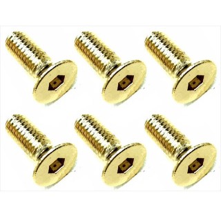 ２４Ｋゴールド ステンヘックス皿ビス ３×８ [SSR-308G]]
