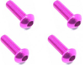 70-75ジュラルミンヘックスボタンビス 3×10(ピンク) 4本入 [NAR-310PK]]