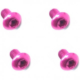 70-75ジュラルミンヘックスボタンビス 3×5(ピンク) 4本入 [NAR-305PK]]