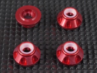 スマートホイルナット Type 1C・4個セット(レッド) [QT-121-4C-RD]