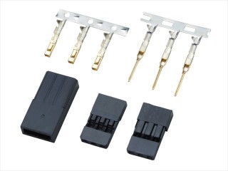 サーボコネクター(サンワ,JR) 1ペア [SGC-47]