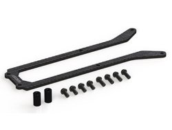 TA07 PRO対応 カーボン・アッパープレート(ブラックパーツ付) [STR389BL]