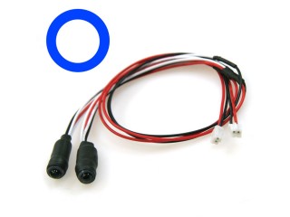 5mmツインアクションイカリング・LEDシステム用(中WI/外BL) [LED-09-WI/BL]