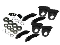 アクティブブレーキディスク(キャリパーのみ)(4)(BK)：TT-01/01E用 [EG-3802-BK]