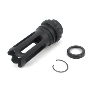 M4 フラッシュハイダー・ファントムタイプ(14mm逆ネジ)(リング+スプリング付) [5320]]