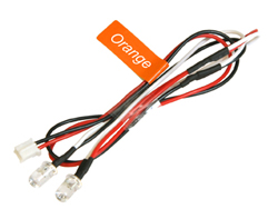 5mmエディショナルLEDライトセット・点滅(2灯) オレンジ [FLD05-OR]