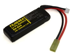 リポバッテリー 30C 2000mAh 7.4V ミニSタイプ互換(GUN) [BA-034]