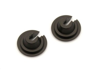 LDアルミスプリングシート(14mm/ガンメタ/2入) [W5308-01]