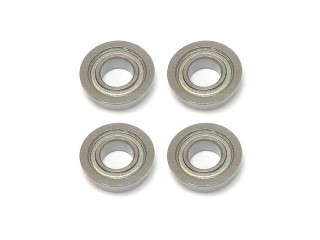 6×12×4mm フランジベアリング(4個) [HK-B6124F]