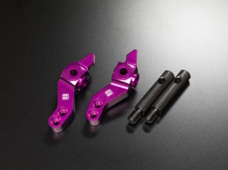 アルミCNC強化アルミアップライト(SHORTシャフト付)(パープル) [T4-UR03PL]