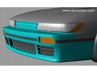 S13 シルビア エアロバンパー＆グリルパーツセット [ABC-66723]