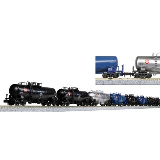 タキ43000 日本石油輸送(黒・青・シルバー) 8両セット [10-1515]]