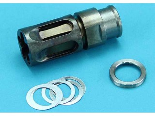 タイプII フラッシュハイダー バーント・ブルー・フィニッシュ(正ネジ) [GP-FLH006C]