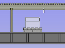 島式ホーム(都市型)照明付延長部 [4276]