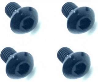 70-75ジュラルミンヘックスボタンビス 3×5(ブラック) 4本入 [NAR-305BK]]