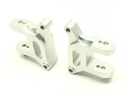 一体型フロントハブキャリア キャスター角6度(シルバー)(タミヤ WR-02用) [SWR-136S]