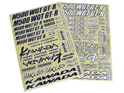 M500 デカール黒白:各1枚入 [KS03]