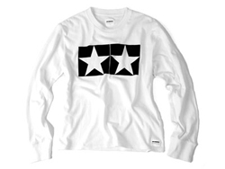 【TAMIYA×JUN WATANABE/ZOZOTOWN】 タミヤマークロングスリーブTシャツ ホワイト(L) [67168]
