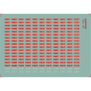 京成電鉄 3700形(3708～3808編成) インスタントレタリング [B1-102]]