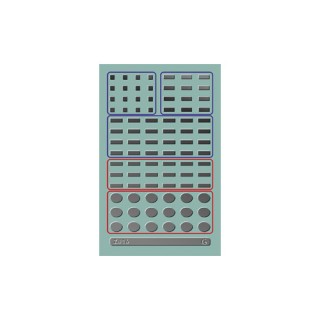 民鉄用プレート(B) 金属インレタ [Z016]]