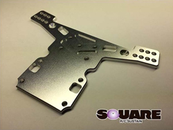 アルミリヤブレース(シルバー)(タミヤ WR-02,02G用) [SWR-4S]