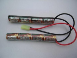 ATLANTIS 電動ガン用ニッケル水素 9.6V1600mAh セパレートバッテリー [TB-1309]