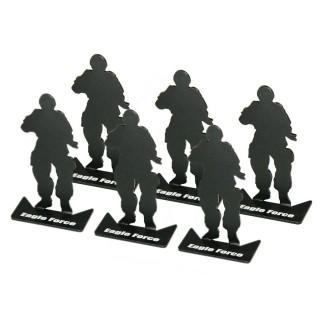 ミリタリーターゲット(6pcs) ジュラ製 [5401-U]]