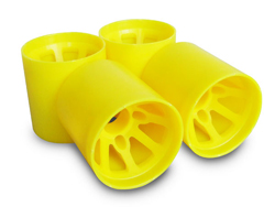 WGT用リヤ・ホイール(蛍光イエロー):4個入 [KD26Y]